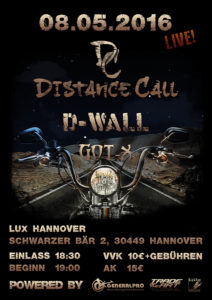 Tourplakat Distance Call