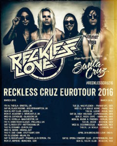 Reckless Love Tourposter