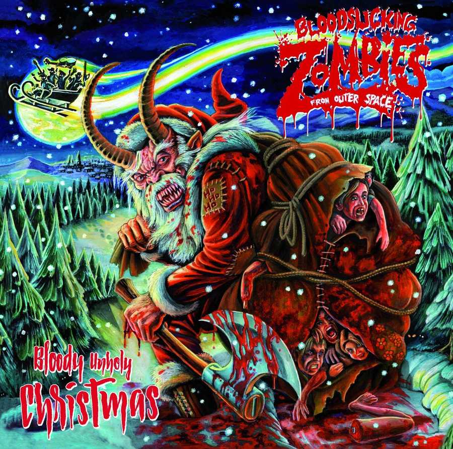 Bloodsucking Zombies From Outer Space: Bloody Unholy Christmas (2016) Book Cover