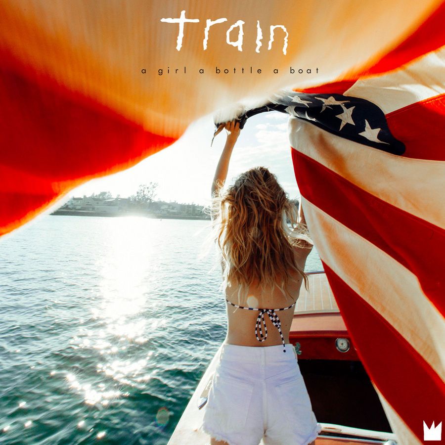 Train: A Girl A Bottle A Boat (2017) Book Cover