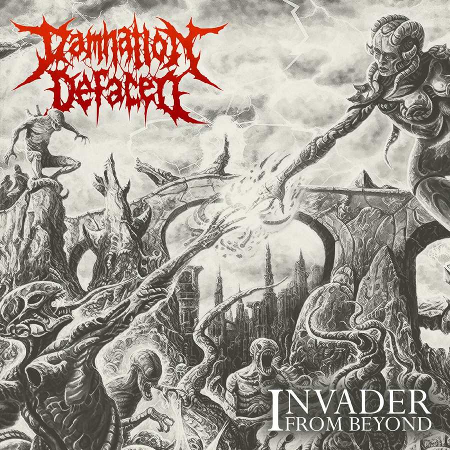 Damnation Defaced: Invader From Beyond (2017) Book Cover