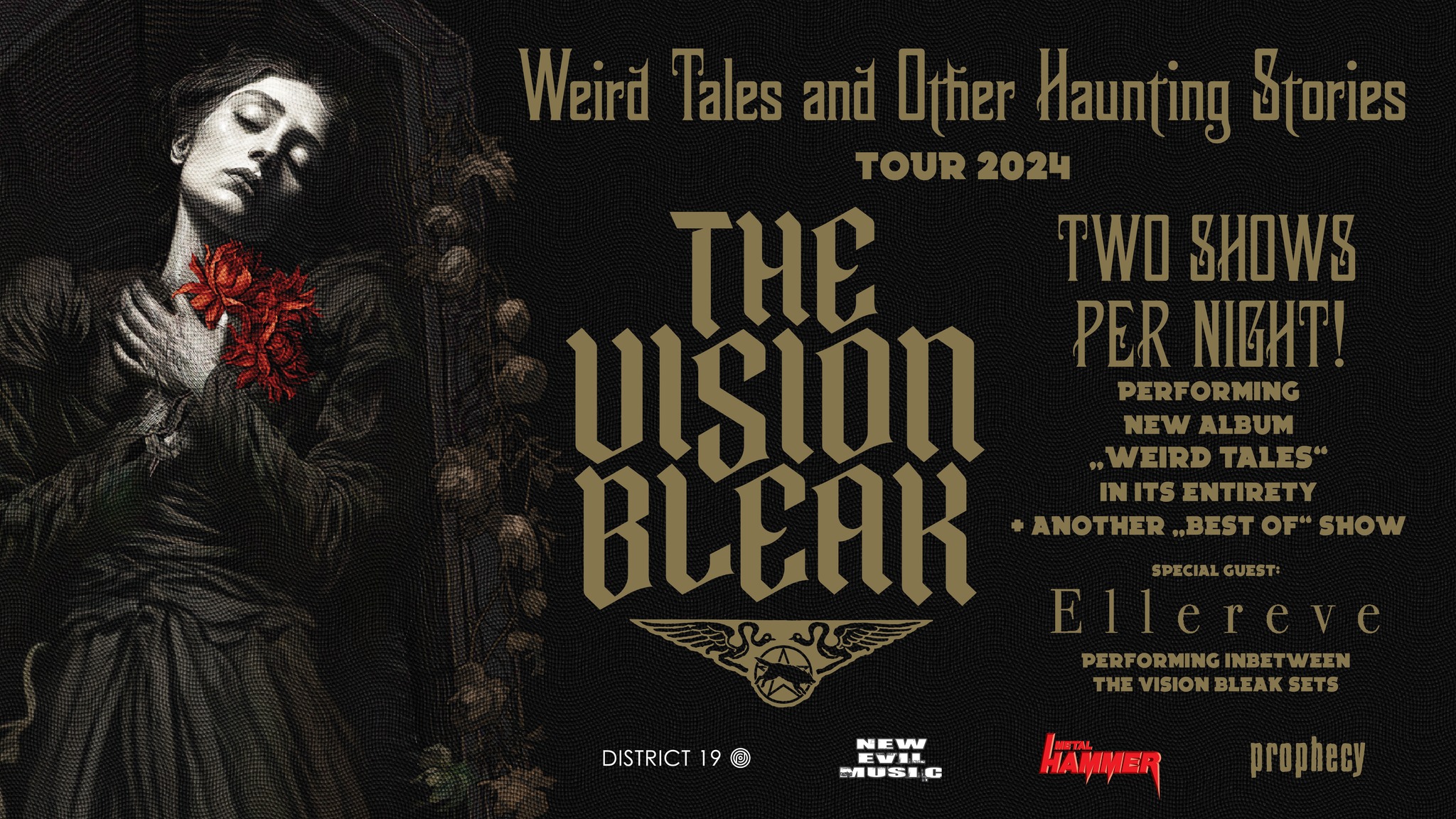 The Vision Bleak "Weird Tales Tour) (Foto/Grafik hfr.)